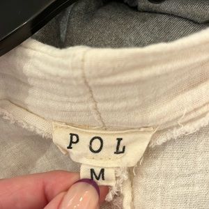 POL like new cream cardigan